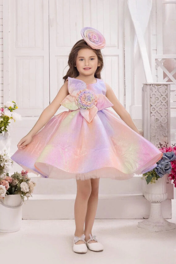 Rainbow Whirl Frock