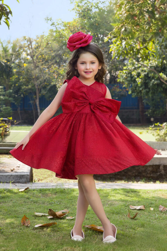 Cherry Glimmer Frock