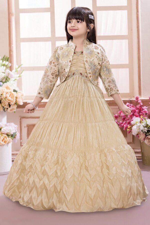 Fawn Floral Waistcoat Gown - Image 2