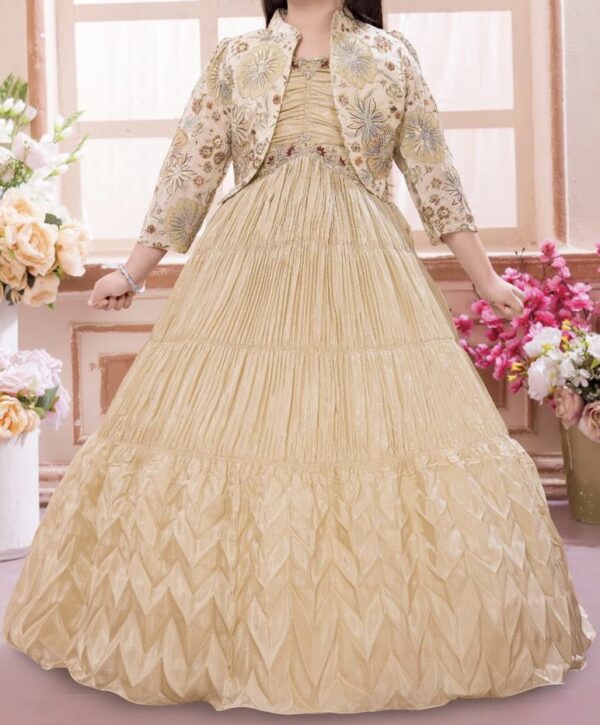 Fawn Floral Waistcoat Gown - Image 3
