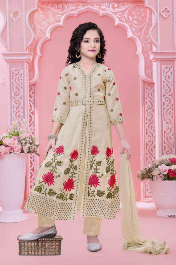 Fawn Allure – Front Slit Suit Set