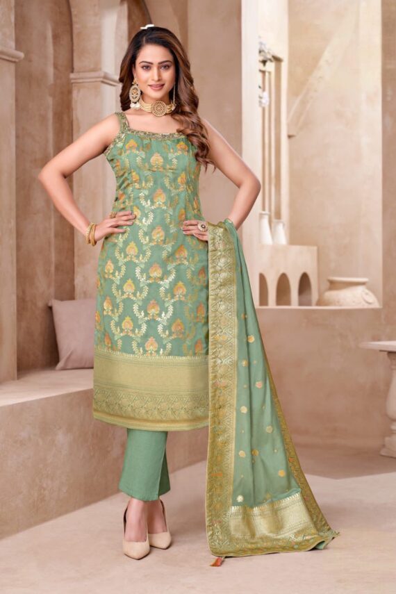 Classic Green Straight-Cut Set