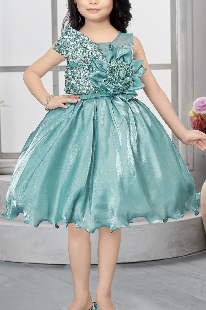 Turquoise Mist Frock - Image 3