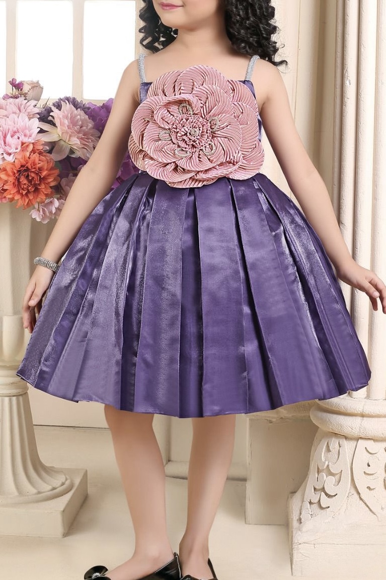 Purple Elara Frock - Image 3