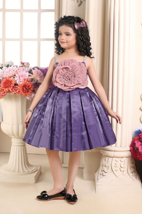 Purple Elara Frock