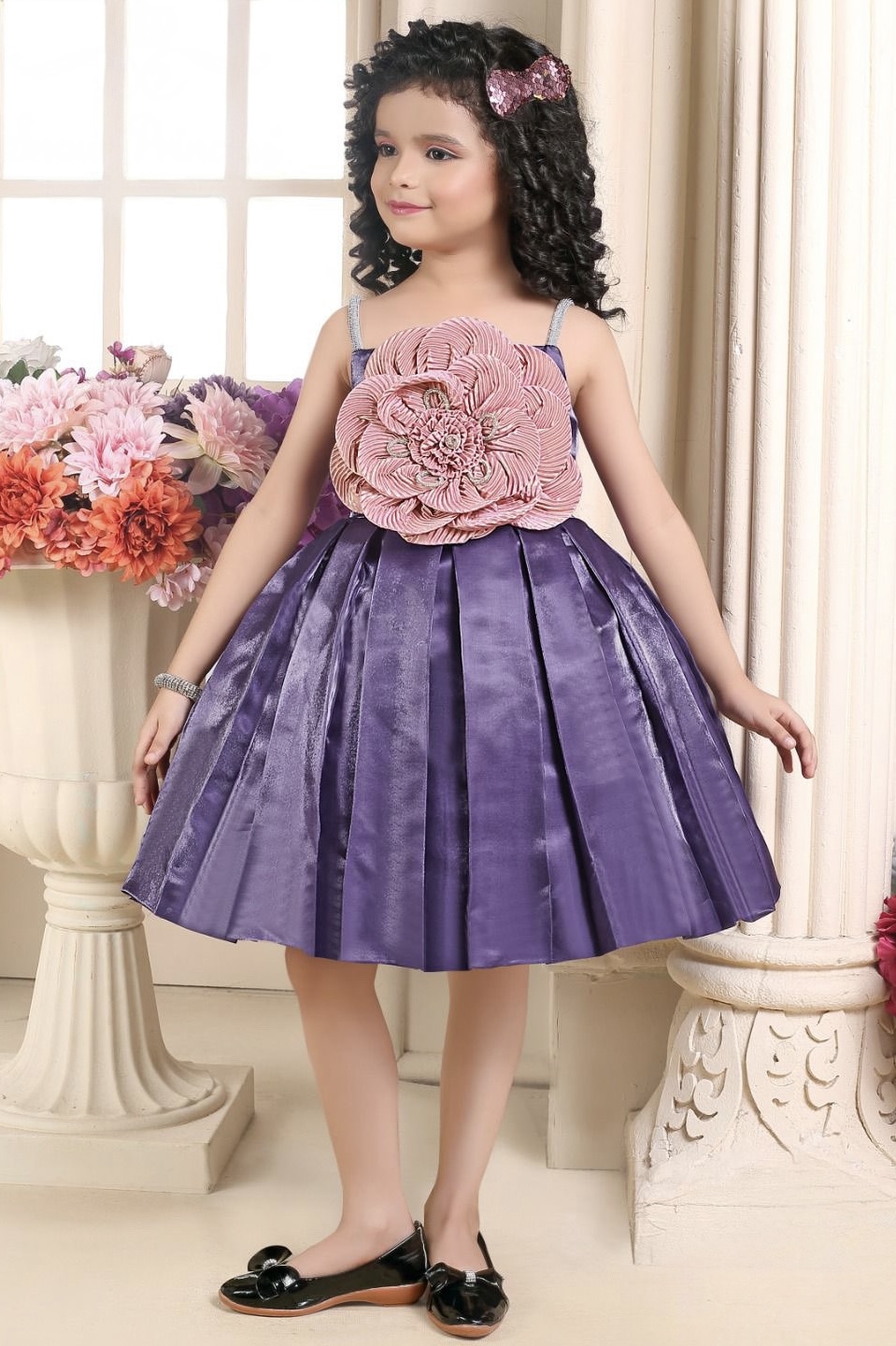 Purple Elara Frock - Image 2