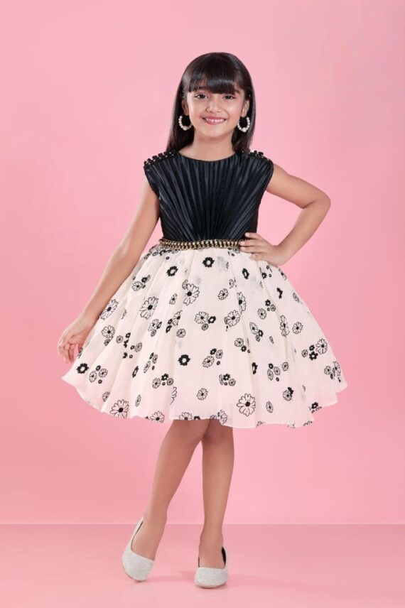 Black & White Floral Frock